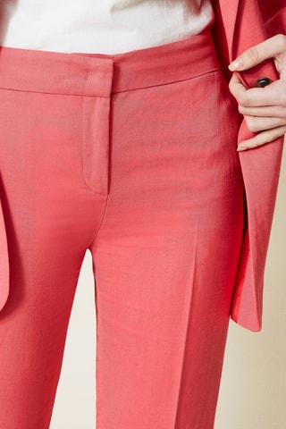 Pantalón recto - Twinset - Rojo