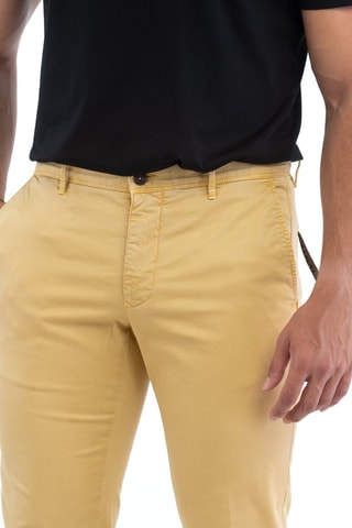 Pantalón slim fit - Incotex - Amarillo
