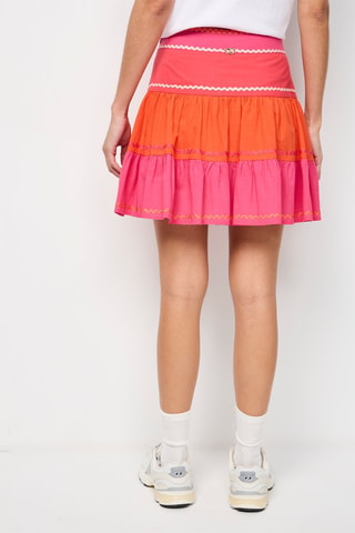 Minifalda - Twinset - Naranja y rosa