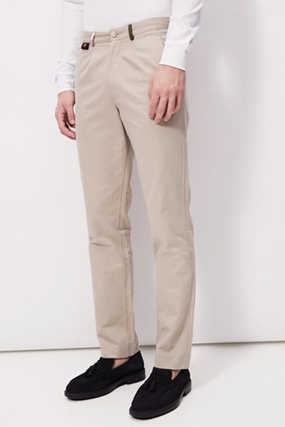 Pantalón chino recto - La Martina - Beige
