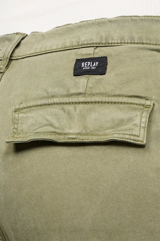 Pantalón slim fit - Replay - Verde