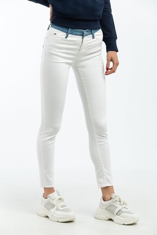Vaquero skinny fit - Gas - Blanco y azul