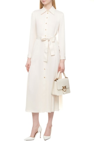 Vestido camisero - Blanco