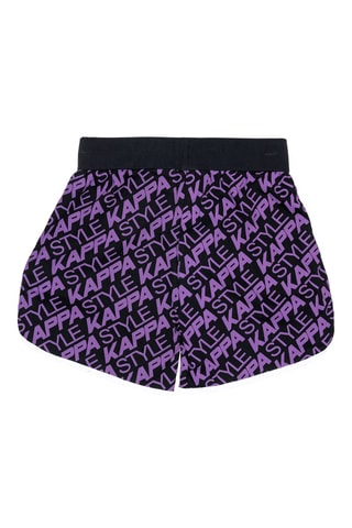 Camiseta de tirantes y short  - Blanco, negro y violeta