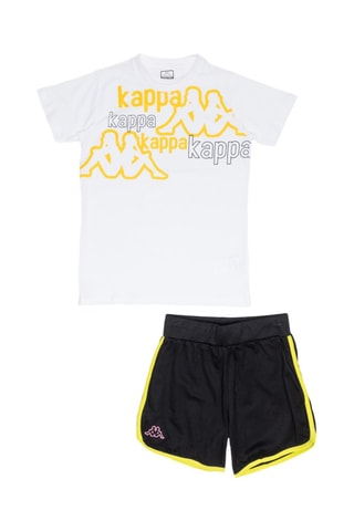 Camiseta - Blanco, negro y amarillo