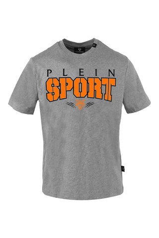 Camiseta - Negro, naranja y gris