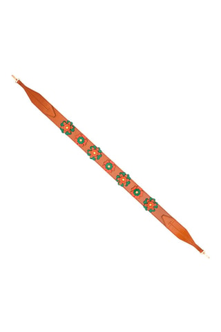 Bandolera de piel - Naranja
