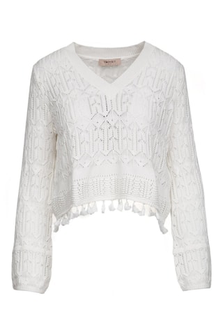 Jersey - Twinset - Blanco