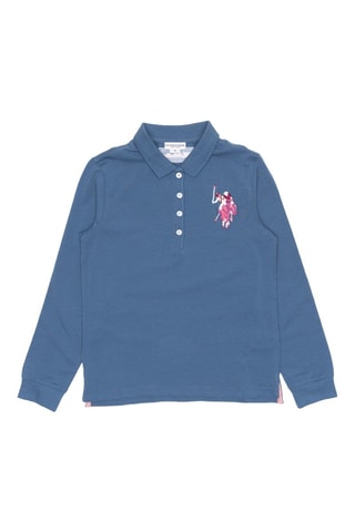 Polo - US Polo - Blanco, azul y rosa