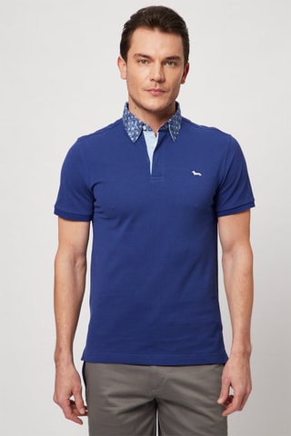 Polo - Harmont & Blaine - Blanco y azul