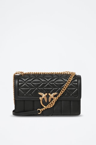 Bandolera de piel napa Love One Classic - Pinko