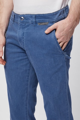 Pantalón recto - Harmont & Blaine - Azul y gris