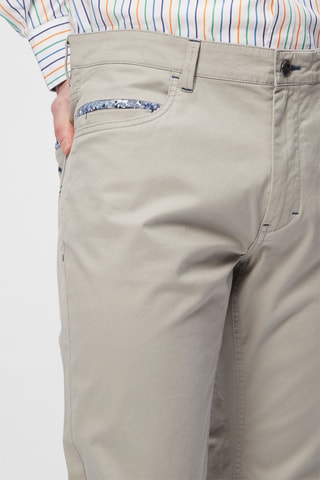 Pantalón recto - Harmont & Blaine - Blanco, azul y gris