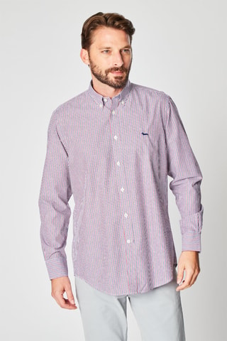 Camisa de rayas - Harmont & Blaine - Blanco, rojo y azul