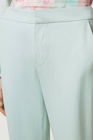 Pantalón pitillo - Twinset - Azul y verde