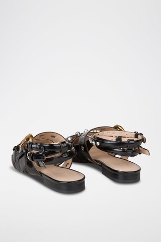 Bailarinas con brillo - Plateado, blanco y negro