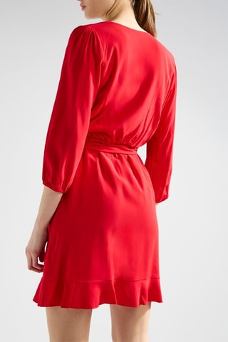 Vestido cruzado - Rojo
