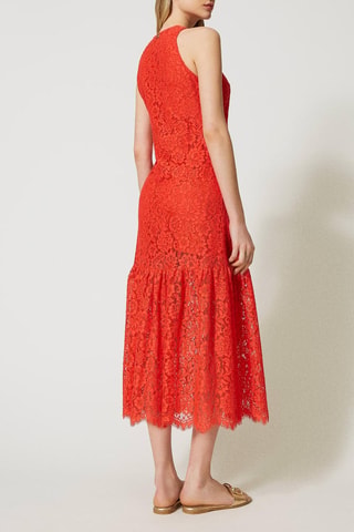 Vestido de encaje - Rojo