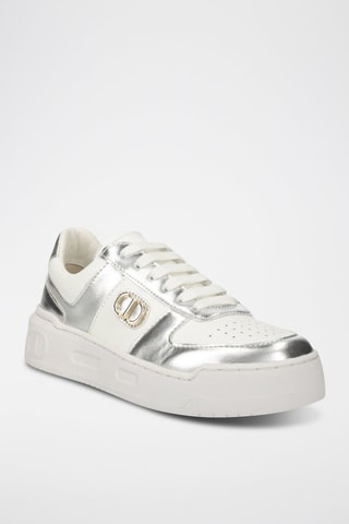 Zapatillas de piel - Blanco