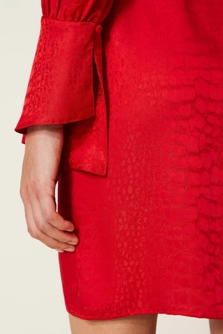 Vestido recto - Twinset - Rojo