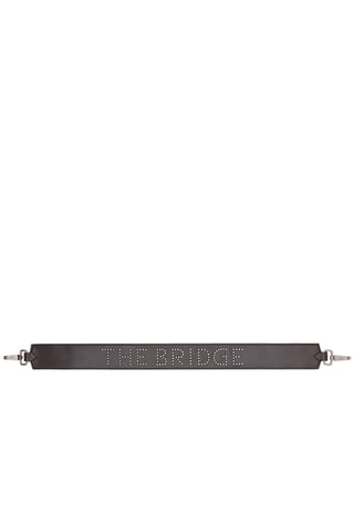 Bandolera de piel - Negro