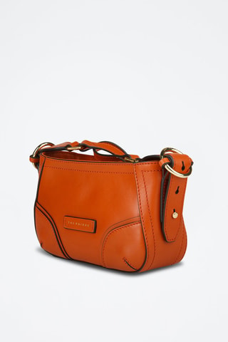 Bandolera de piel Matilde - The Bridge - Naranja y dorado