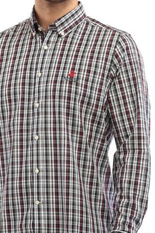 Camisa - Beverly Hills - Blanco, negro y rojo