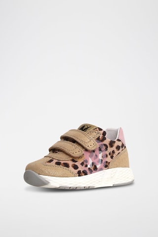 Zapatillas de nobuk Jesko - Naturino - Rosa, dorado y gris