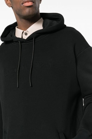 Sudadera con capucha - Emporio Armani - Negro