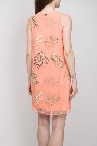 Vestido recto - Twinset - Blanco y verde
