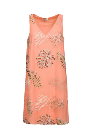 Vestido recto - Twinset - Blanco y verde