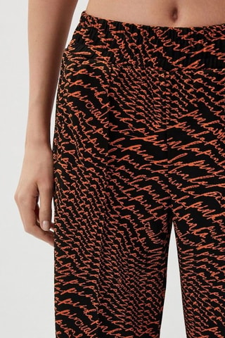 Pantalón - Pinko - Negro y naranja