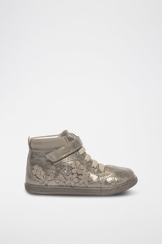 Botines de piel Baby Box - Topo