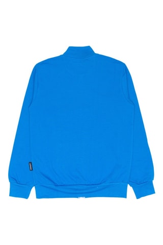 Sudadera  - Blanco, negro y azul