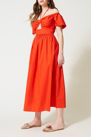 Vestido largo - Twinset - Naranja
