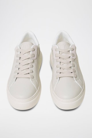 Zapatillas de piel - Blanco