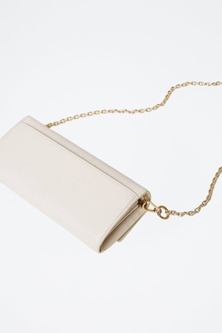 Bolso de mano de piel - Blanco