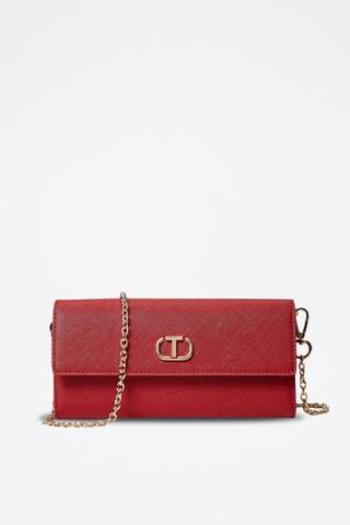Bolso de mano de piel - Rojo