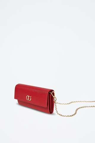 Bolso de mano de piel - Rojo