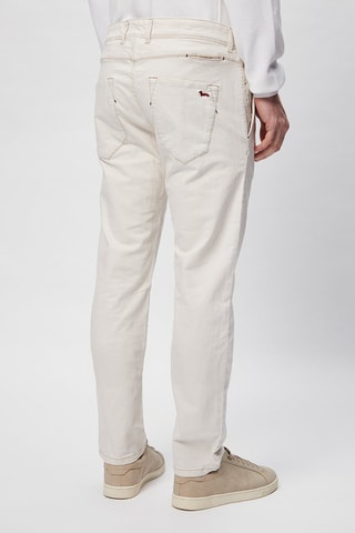 Pantalón recto - Harmont & Blaine - Blanco, beige, rojo y marrón