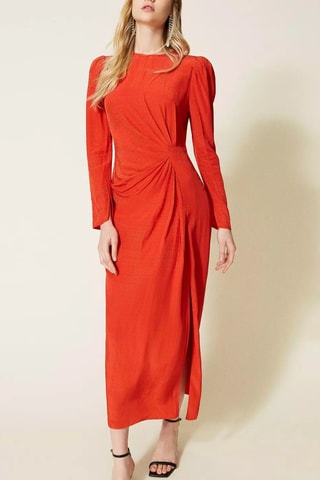 Vestido largo - Twinset - Naranja