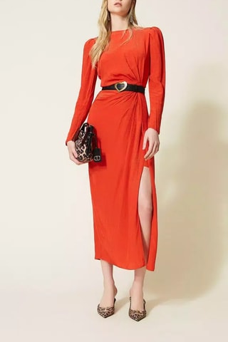 Vestido largo - Twinset - Naranja