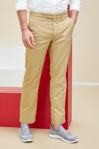 Pantalón slim fit - Beige