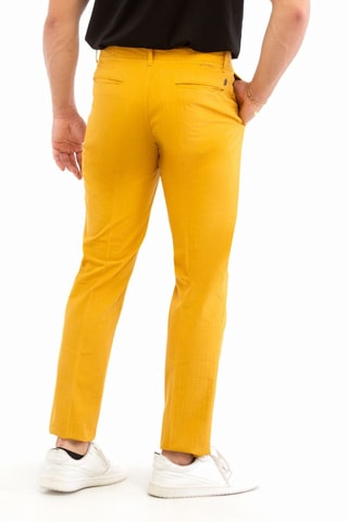 Pantalón regular fit - Amarillo