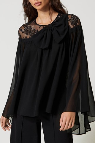 Blusa - Twinset - Negro