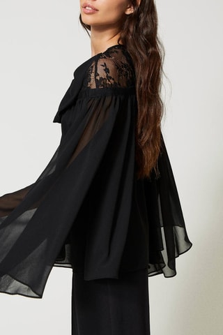 Blusa - Twinset - Negro