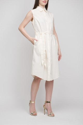 Vestido camisero - Twinset - Blanco