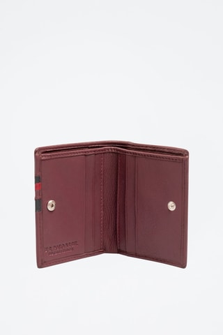 Portefeuille en cuir Uspa Gold Cup - US Polo - Noir, autre et rouge