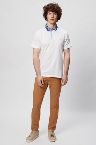 Polo - Harmont & Blaine - Blanco y azul
