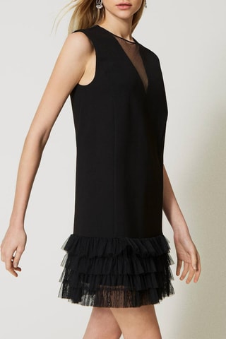 Vestido trapecio - Twinset - Negro